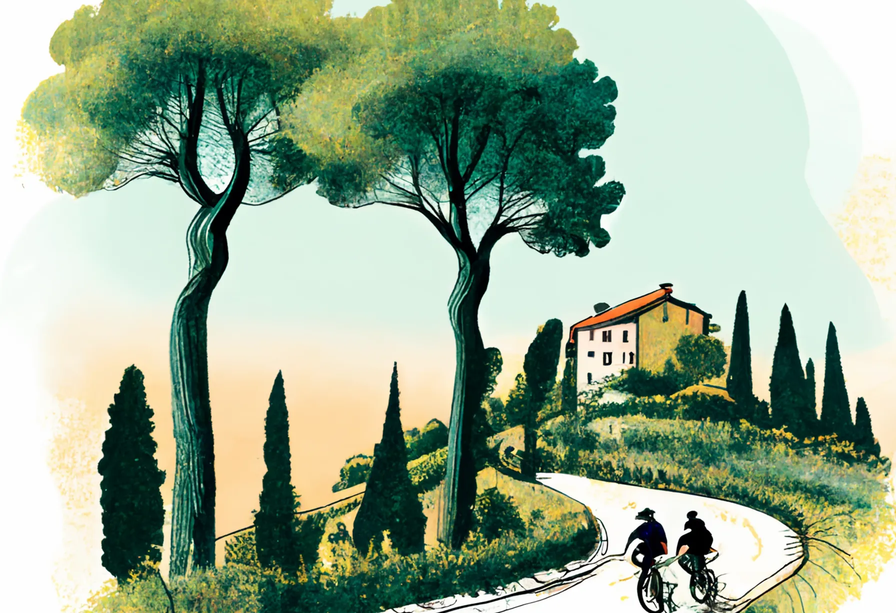 Image Bicycle Tourism: On the Roads of Tuscany
