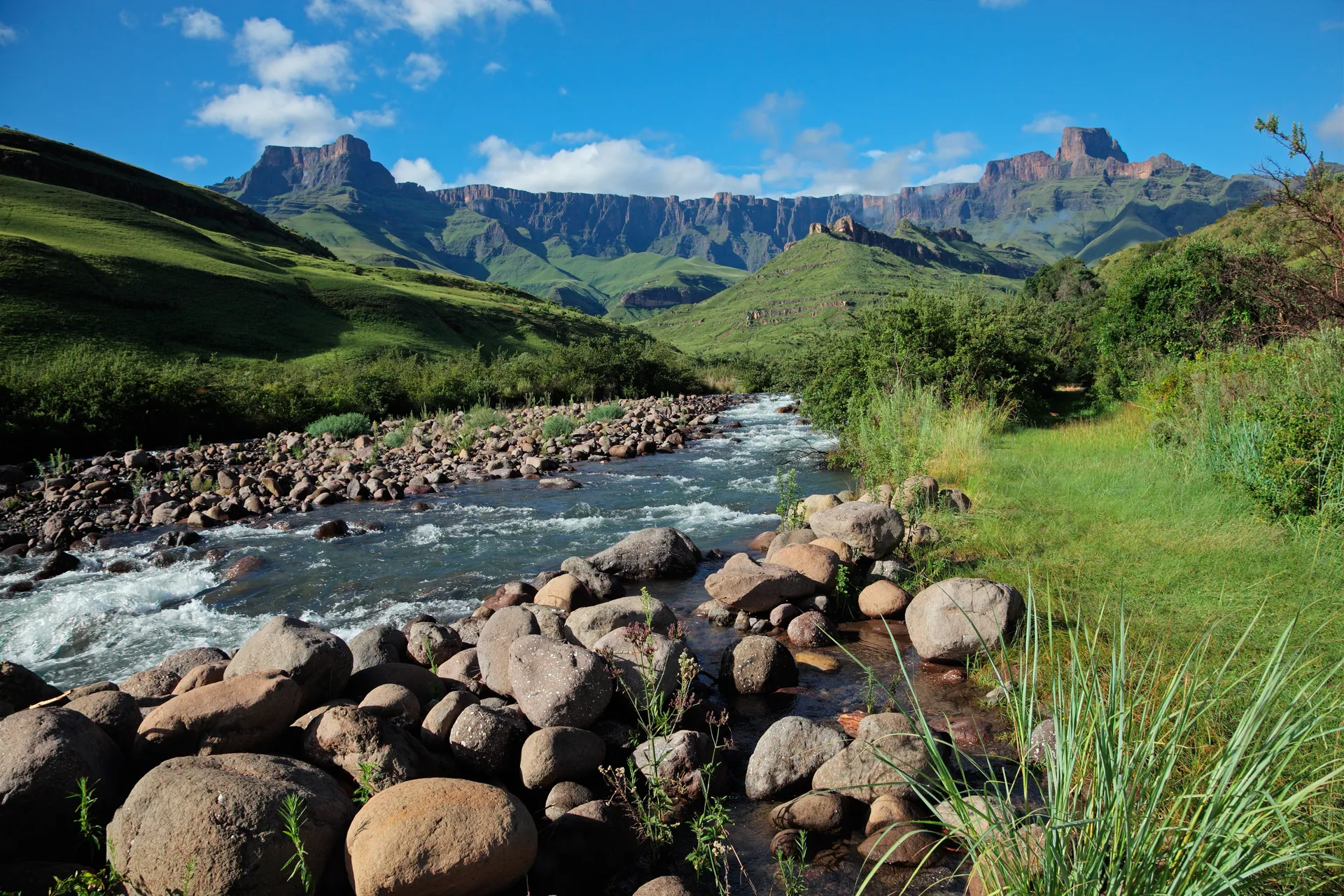 The Drakensberg Mountains