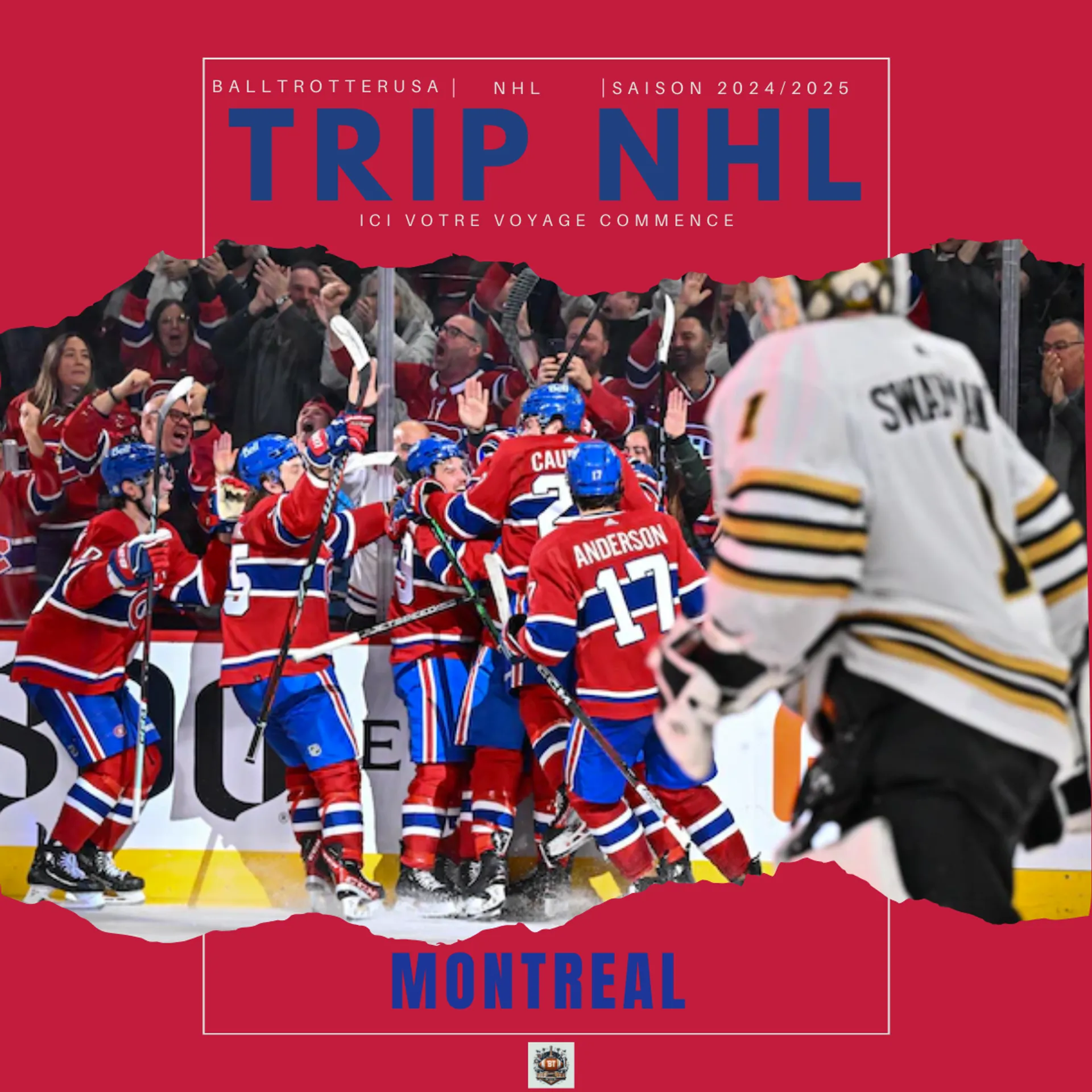 Trip NHL chez les Canadiens de Montreal