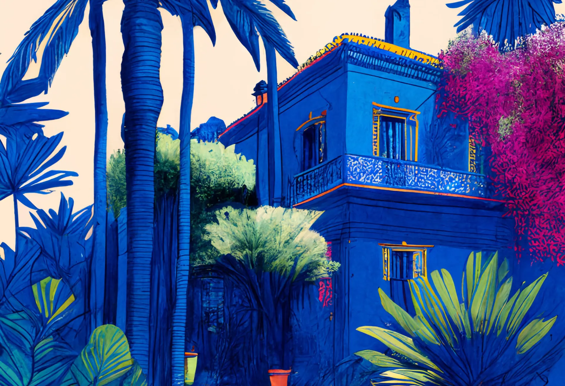 Image Au coeur du Jardin Majorelle de Marrakech