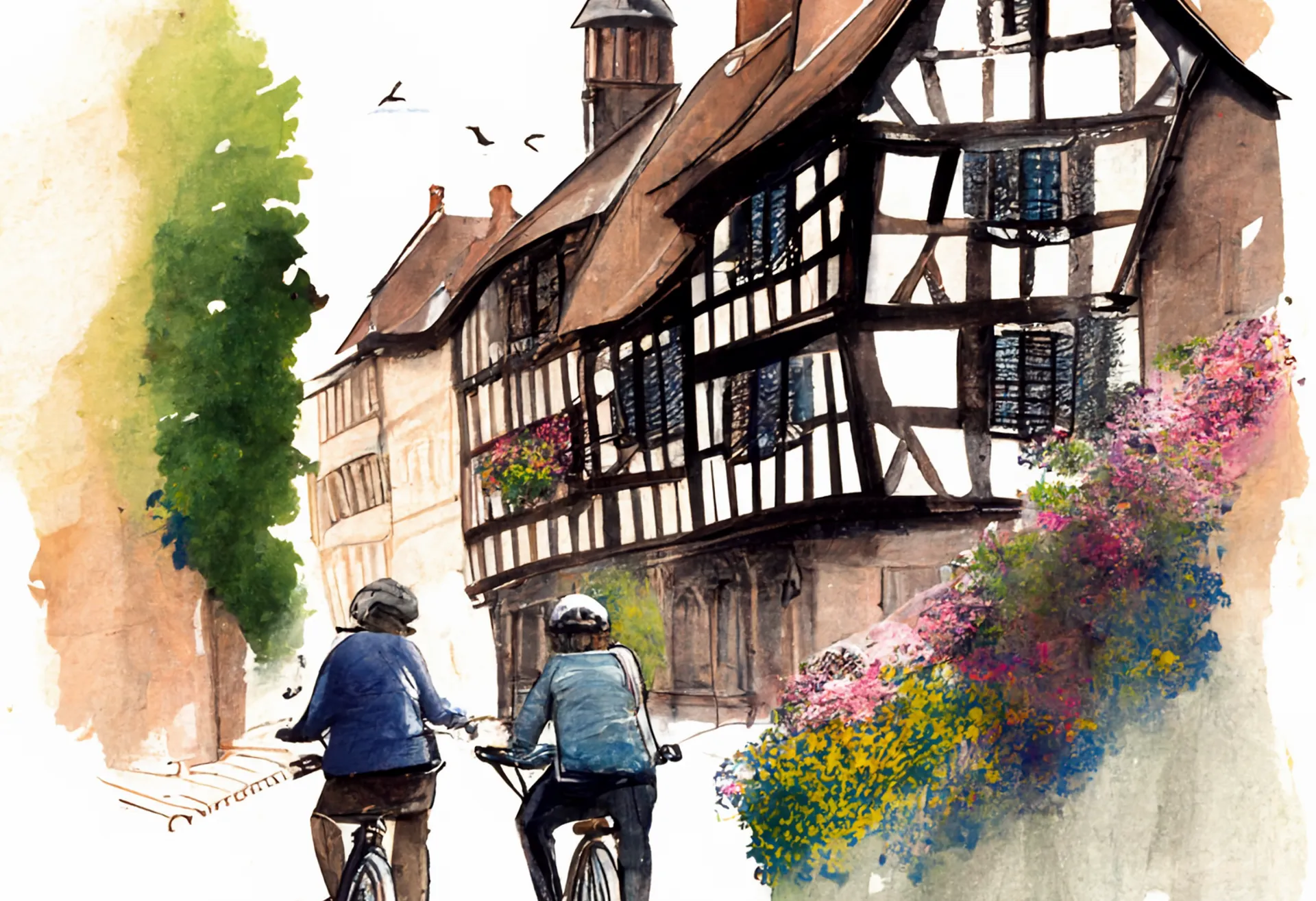Image L'Eurovélo 5 : de Strasbourg à Bâle
